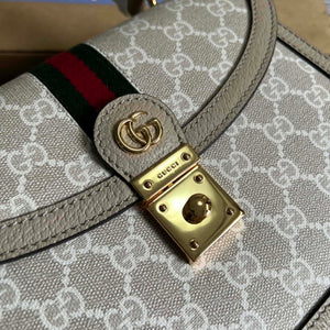 Gucci 651055 Ophidia GG small top handle bag Beige and ebony - Default Title - View 10