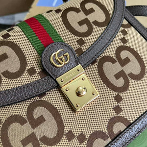 Gucci 651055 Ophidia GG small top handle bag Camel and banana - Default Title - View 4