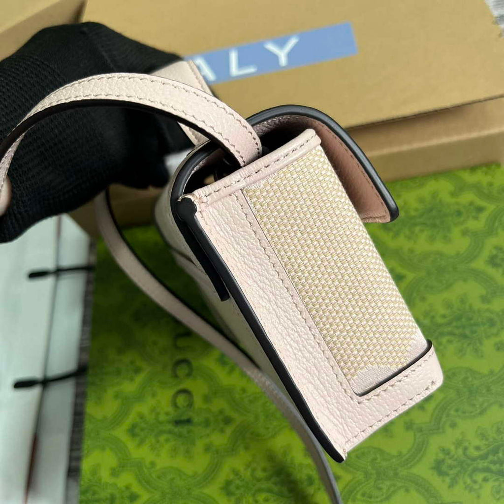 Gucci 652683 Padlock Jumbo GG Mini Bag Light pink