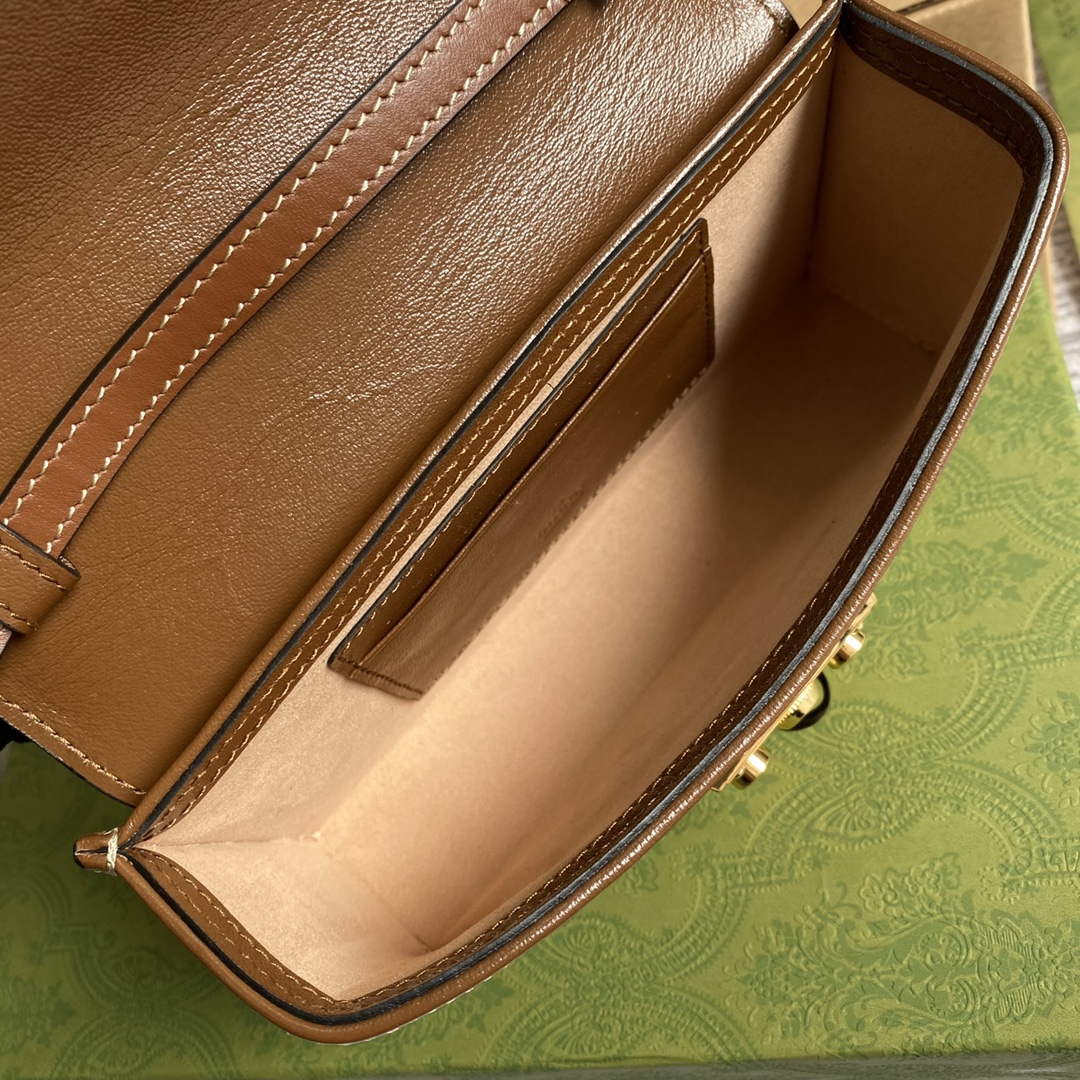 Gucci 652683 Padlock Mini Bag Black and brown - Default Title - View 9