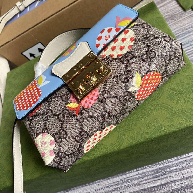 Gucci 652683 Padlock Mini Bag Blue and White - Default Title - View 6