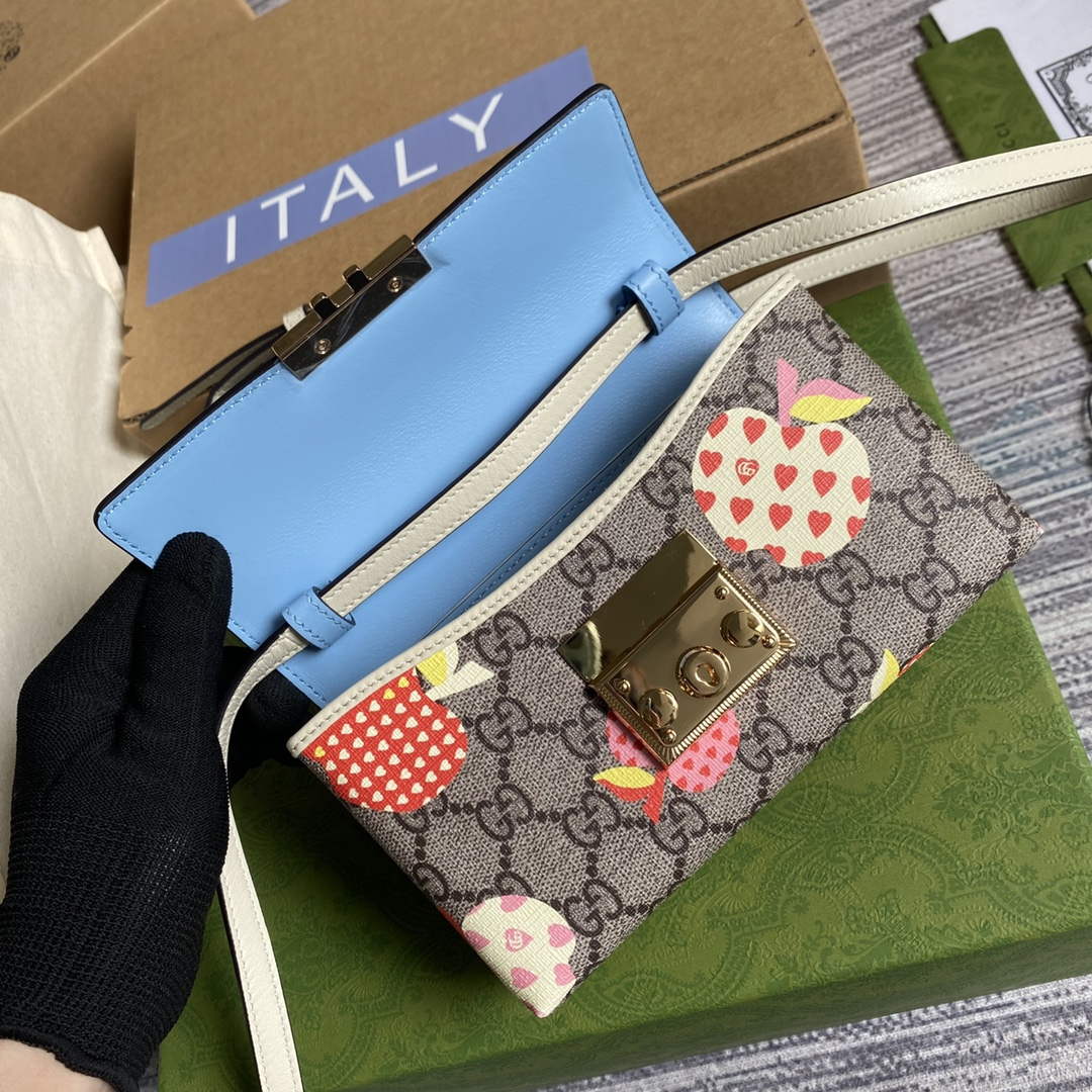 Gucci 652683 Padlock Mini Bag Blue and White - Default Title - View 7