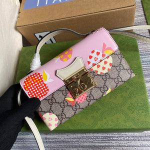 Gucci 652683 Padlock Mini Bag Pink and White - Default Title - View 5