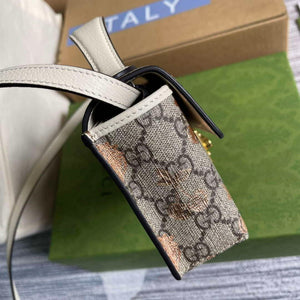 Gucci 652683 Padlock Mini Bag White leather - Default Title - View 3