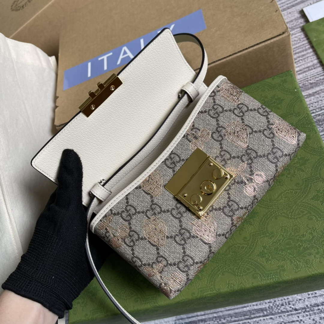Gucci 652683 Padlock Mini Bag White leather - Default Title - View 8