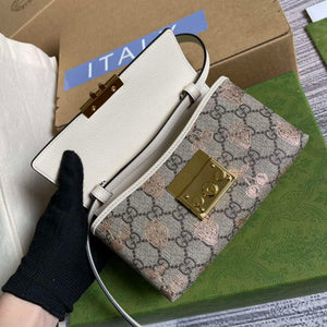 Gucci 652683 Padlock Mini Bag White leather - Default Title - View 8