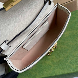Gucci 652683 Padlock Mini Bag White leather - Default Title - View 9