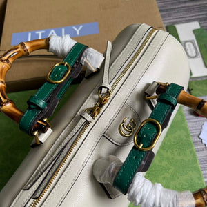 Gucci 655663 Gucci Diana Japan Limited Small Top Handle Bag White - Default Title - View 8