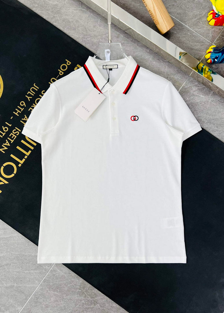 Gucci 658067 Men's Cotton piquet polo with Interlocking G G66735 - M - View 1