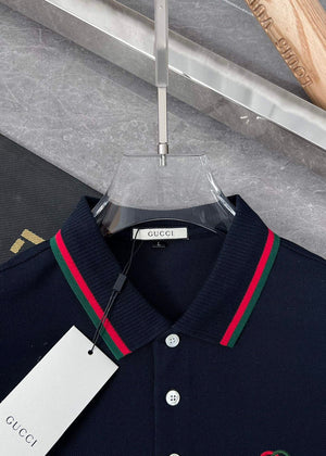 Gucci 658067 Men's Cotton piquet polo with Interlocking G G66736 - M - View 3