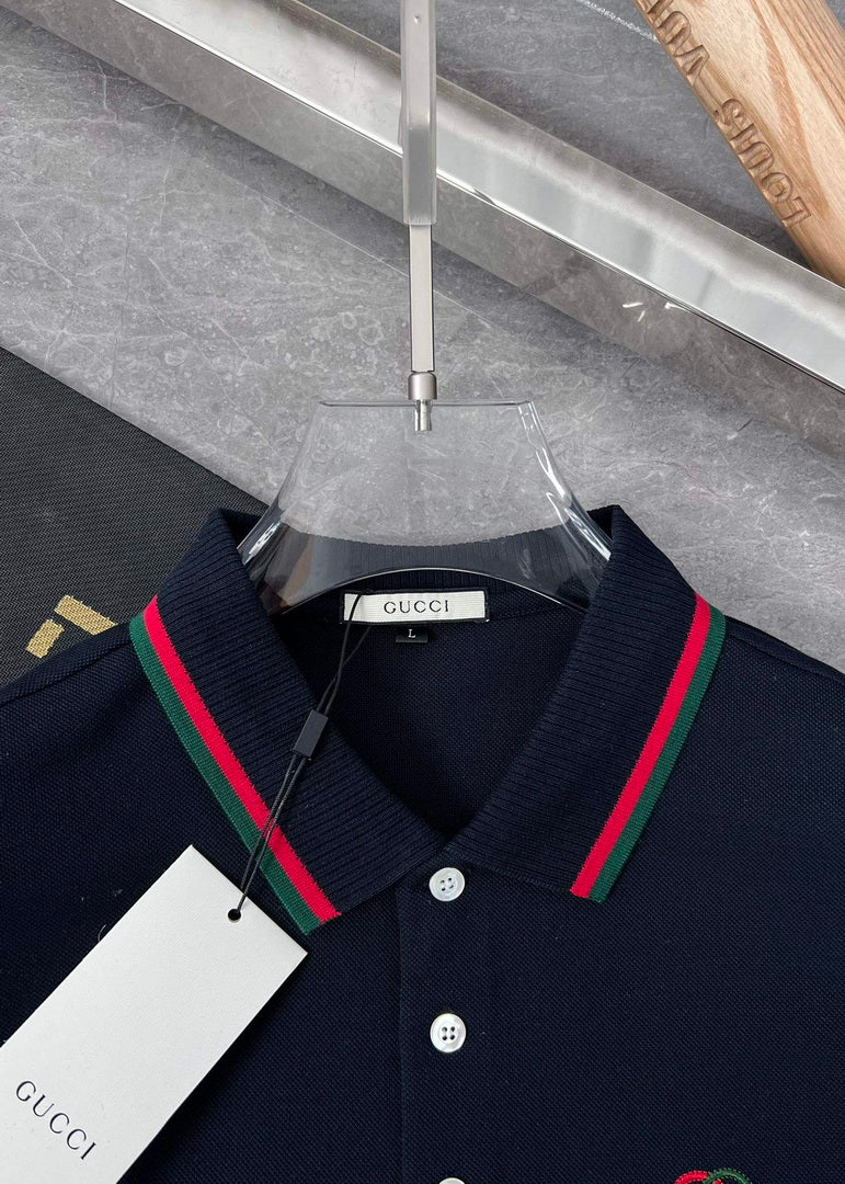 Gucci 658067 Men's Cotton piquet polo with Interlocking G G66736 - M - View 3