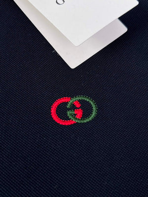 Gucci 658067 Men's Cotton piquet polo with Interlocking G G66736 - M - View 6
