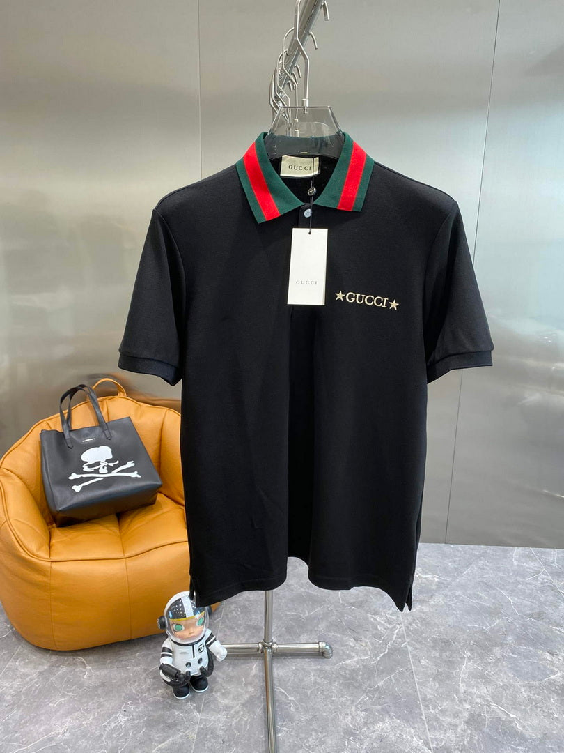 Gucci 658067 Men's Cotton piquet polo with Interlocking G G66737