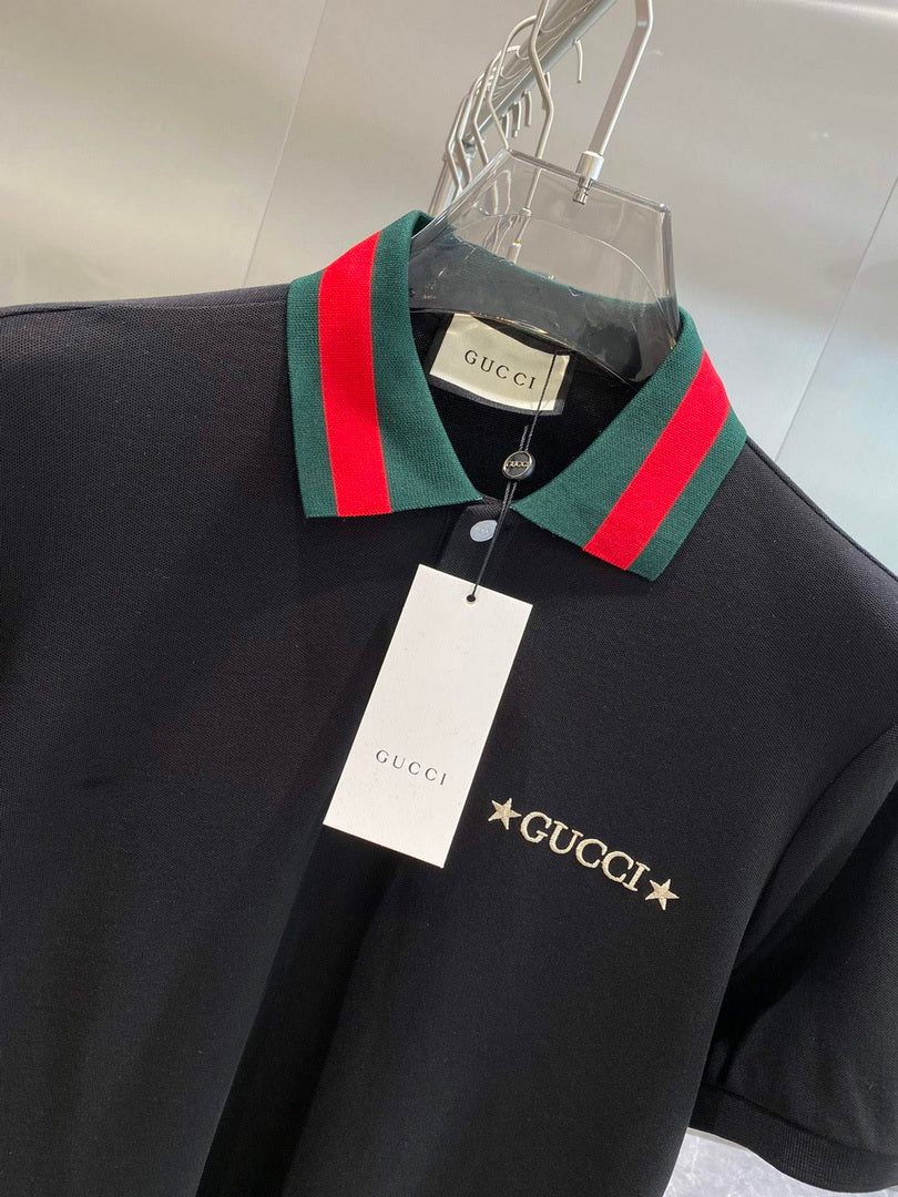 Gucci 658067 Men's Cotton piquet polo with Interlocking G G66737