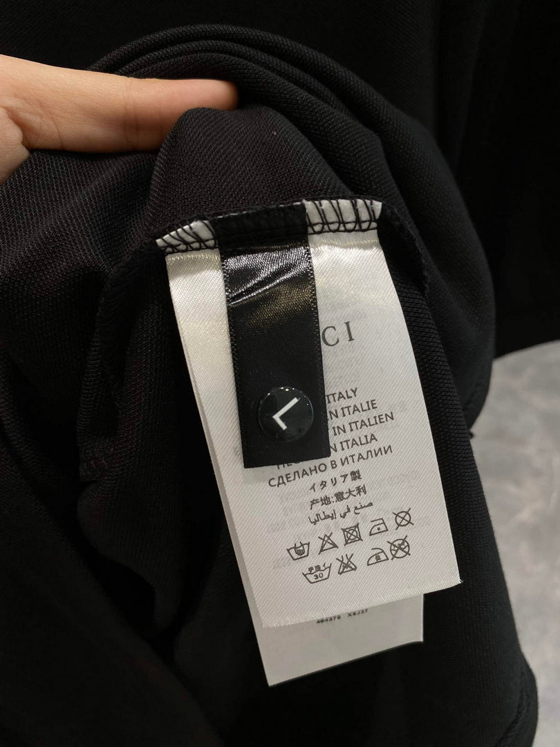 Gucci 658067 Men's Cotton piquet polo with Interlocking G G66737