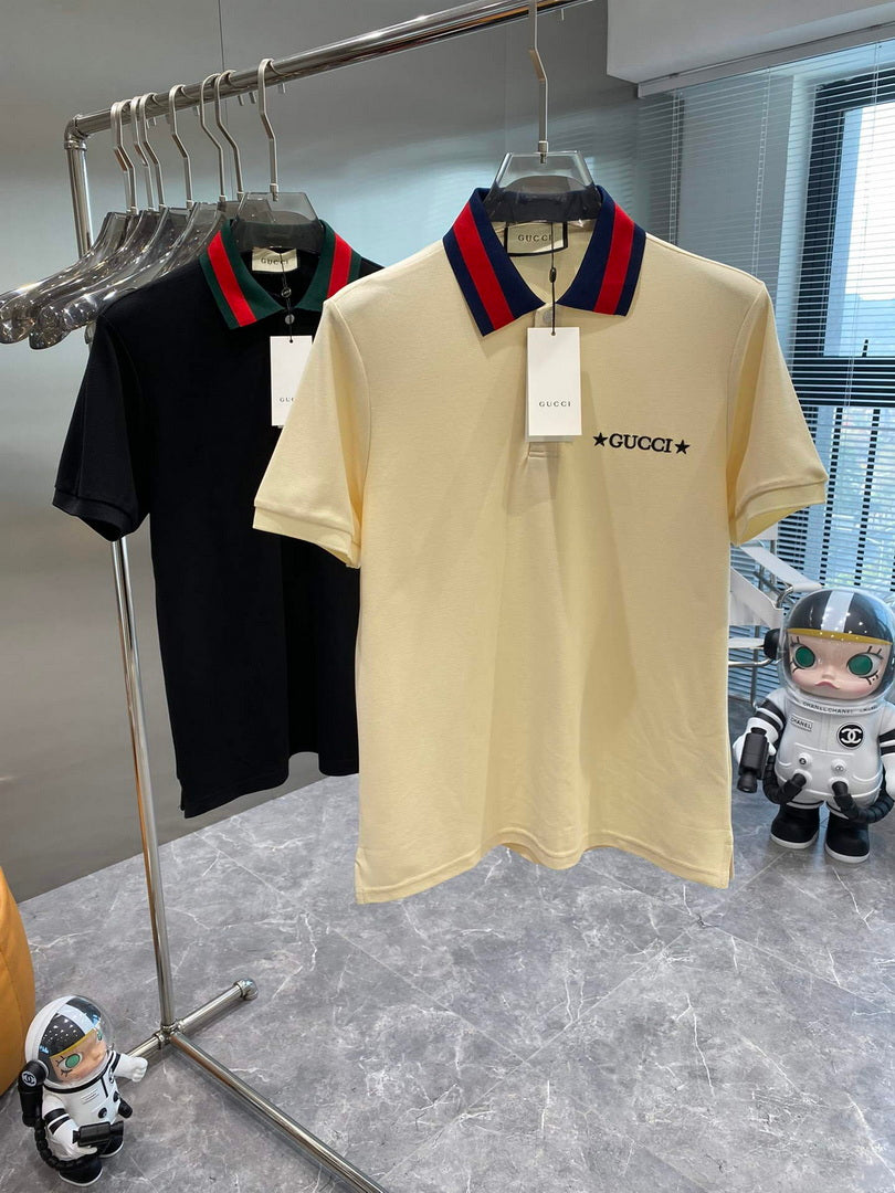 Gucci 658067 Men's Cotton piquet polo with Interlocking G G66738