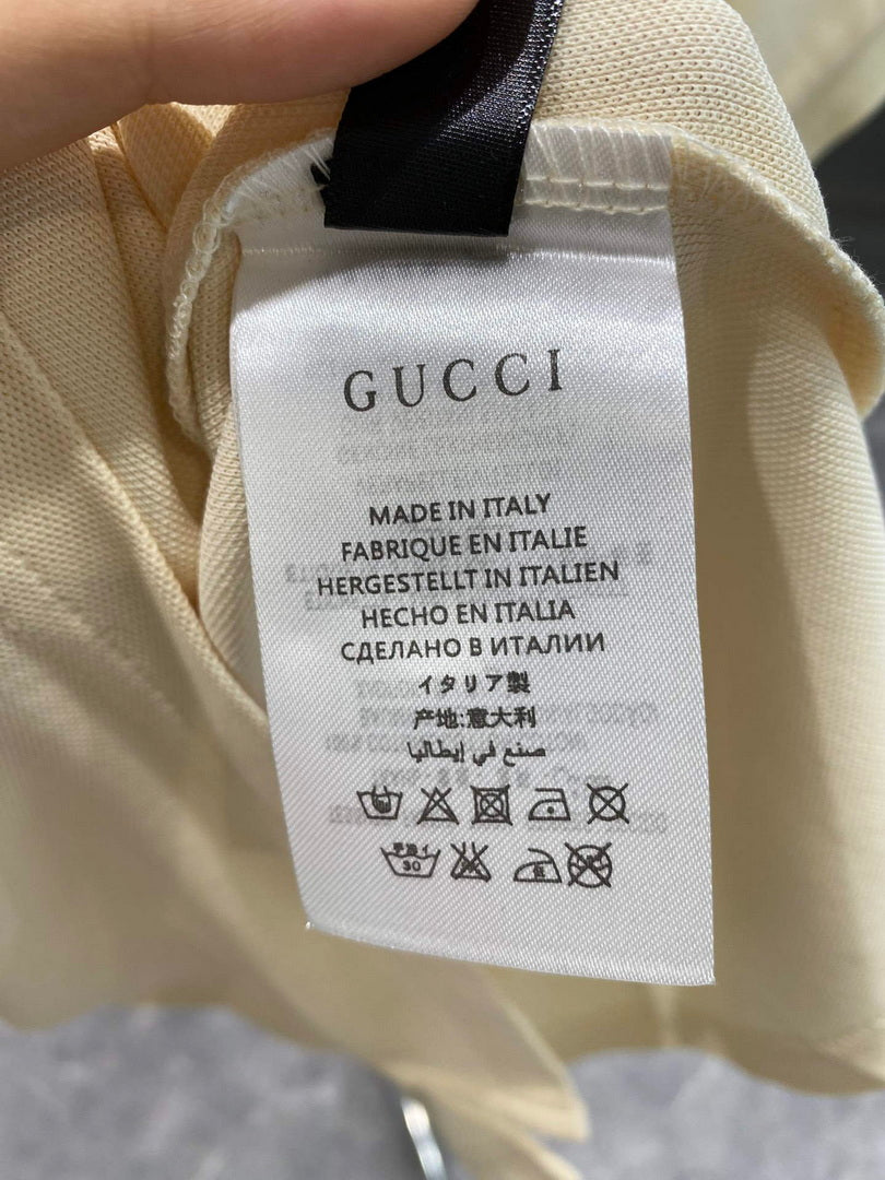 Gucci 658067 Men's Cotton piquet polo with Interlocking G G66738
