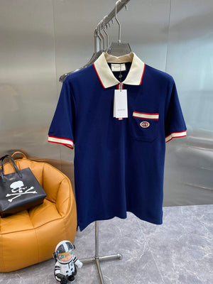 Gucci 658067 Men's Cotton piquet polo with Interlocking G G66739 - M - View 3