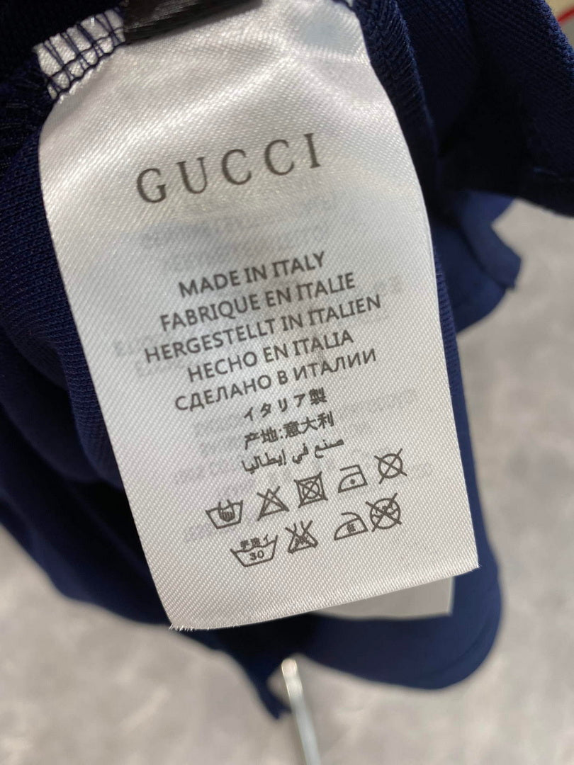 Gucci 658067 Men's Cotton piquet polo with Interlocking G G66739