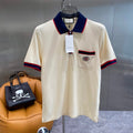 Gucci 658067 Men's Cotton piquet polo with Interlocking G G66740 - M - View 1