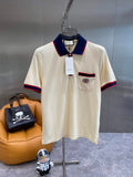 Gucci 658067 Men's Cotton piquet polo with Interlocking G G66740