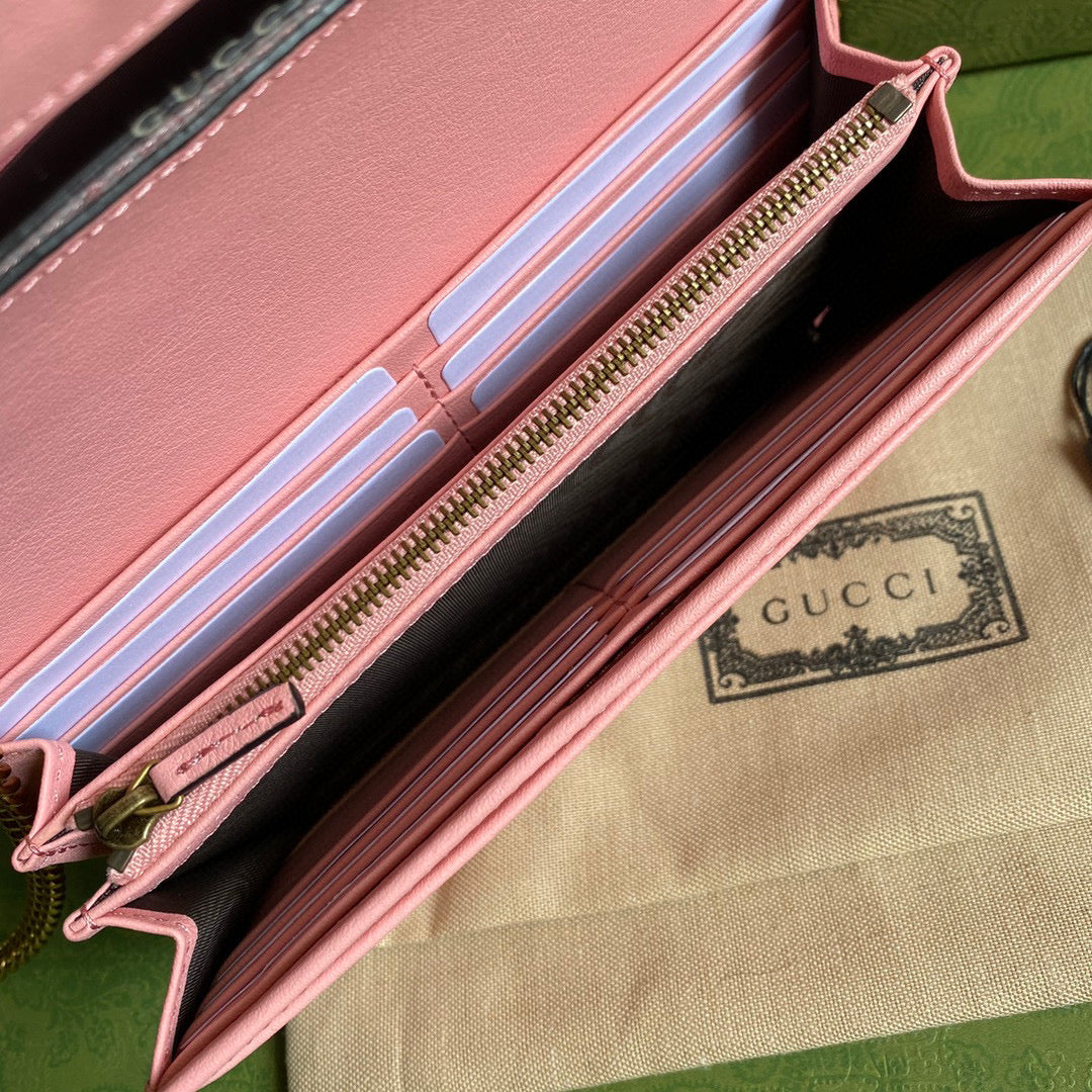 Gucci 658243 Diana chain wallet in Pink - Default Title - View 9