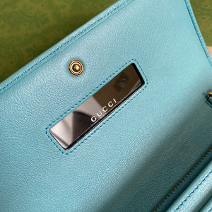 Gucci 658243 Diana chain wallet in Blue - Default Title - View 6