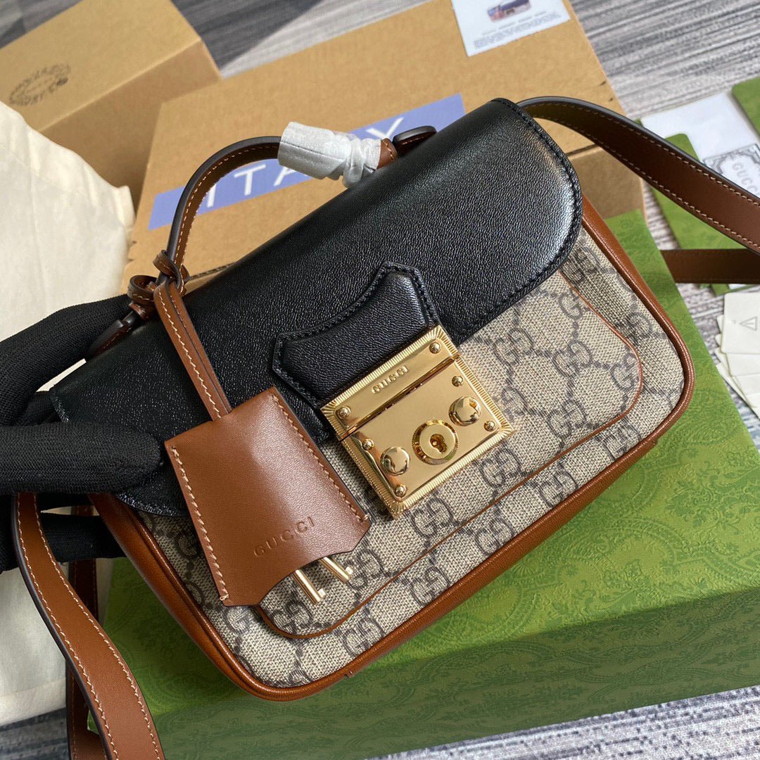Gucci 658487 Padlock Mini Bag Black