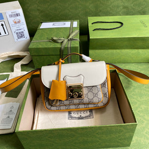 Gucci 658487 Padlock Mini Bag Beige - Default Title - View 1