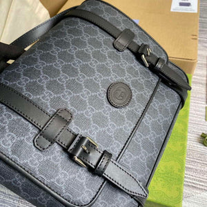 Gucci 658542 GG Messenger Bag Black - Default Title - View 4