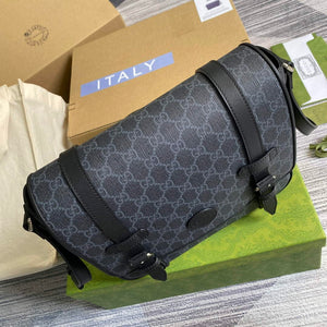 Gucci 658542 GG Messenger Bag Black - Default Title - View 6