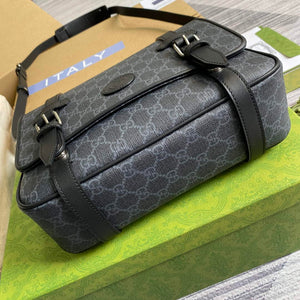 Gucci 658542 GG Messenger Bag Black - Default Title - View 7