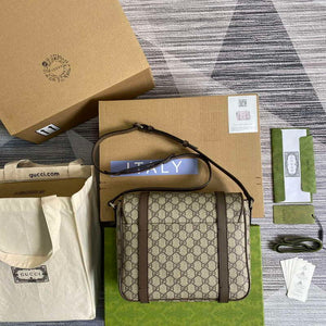 Gucci 658542 GG Messenger Bag Brown - Default Title - View 2