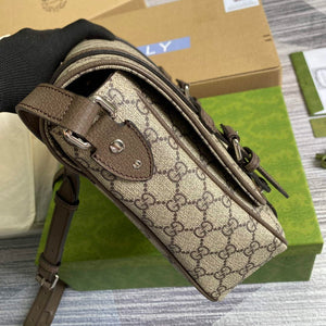 Gucci 658542 GG Messenger Bag Brown - Default Title - View 3