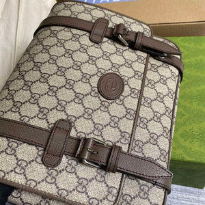 Gucci 658542 GG Messenger Bag Brown - Default Title - View 4