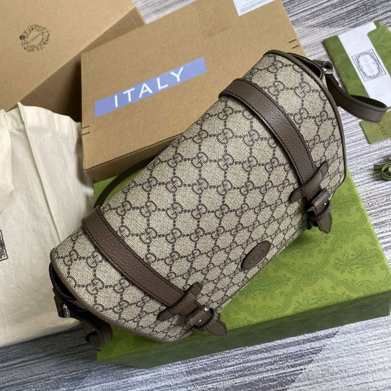 Gucci 658542 GG Messenger Bag Brown