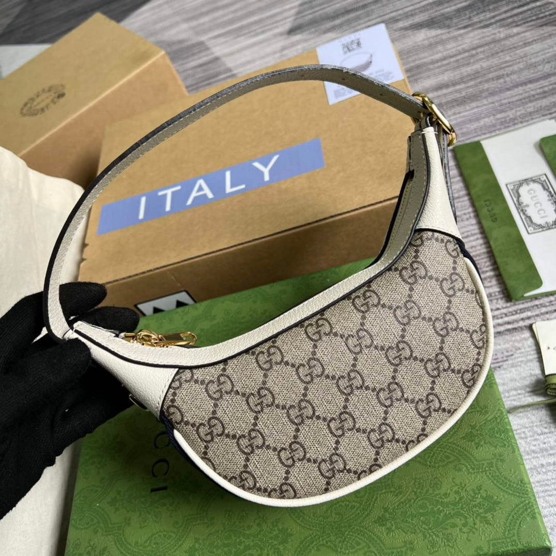 Gucci 658551 Ophidia GG Mini Bag White