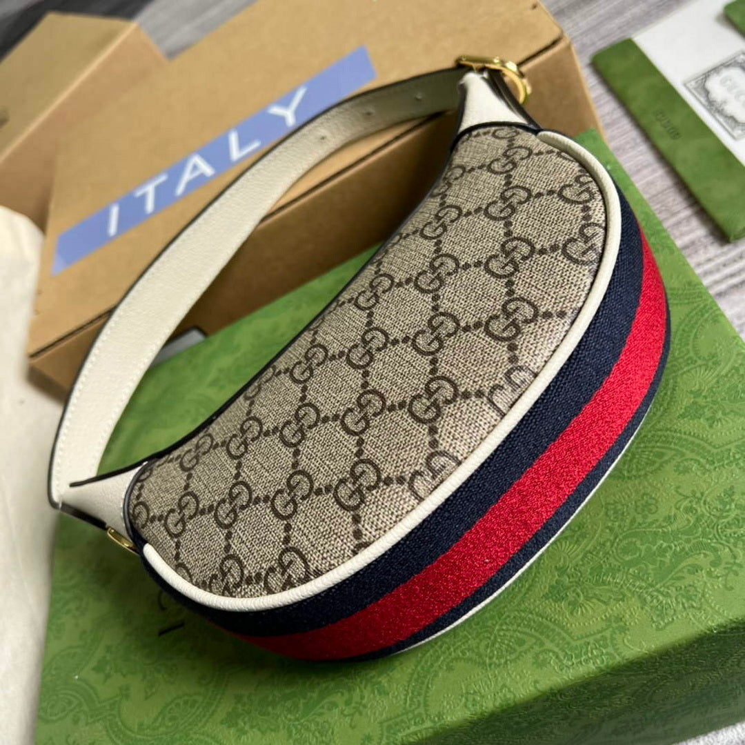 Gucci 658551 Ophidia GG Mini Bag White