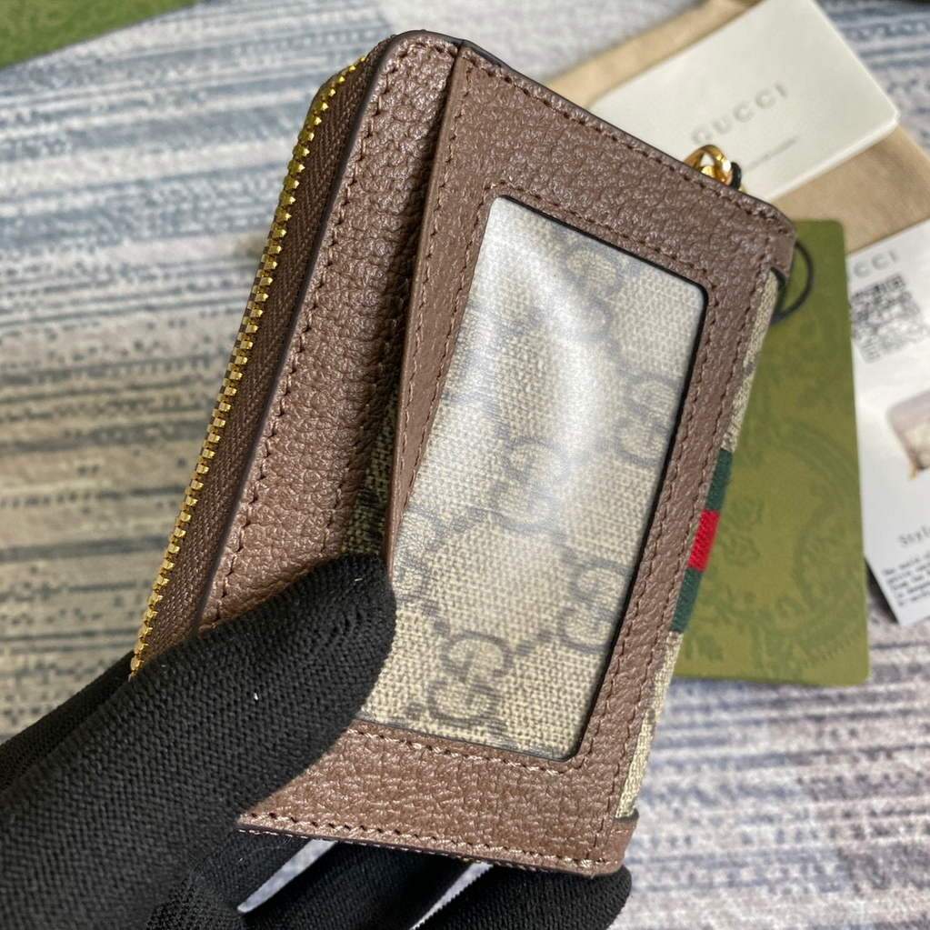 Gucci ?a€?58552 Ophidia GG Card Case Wallet