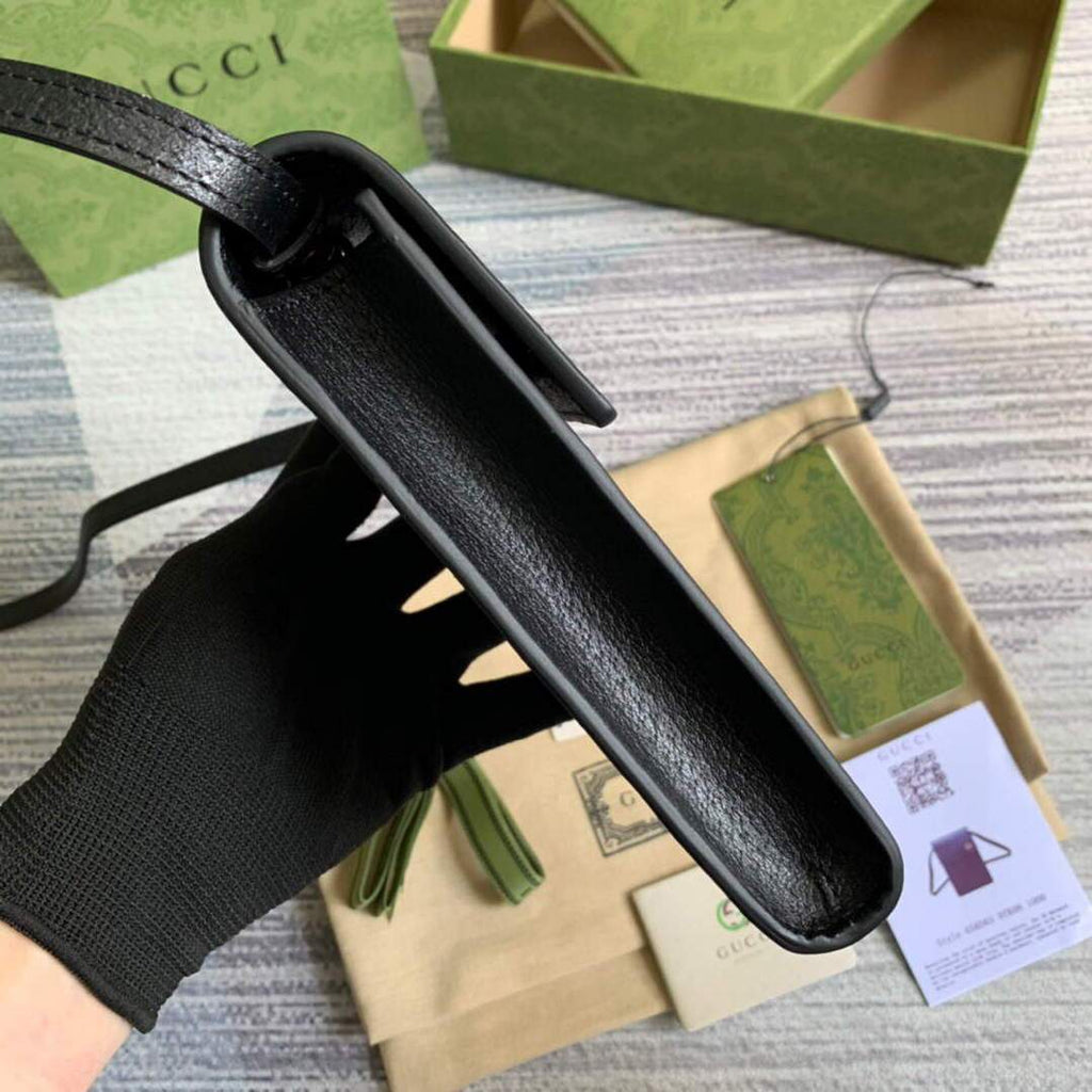 Gucci a€?58563 GG Marmont Mini Bag Black