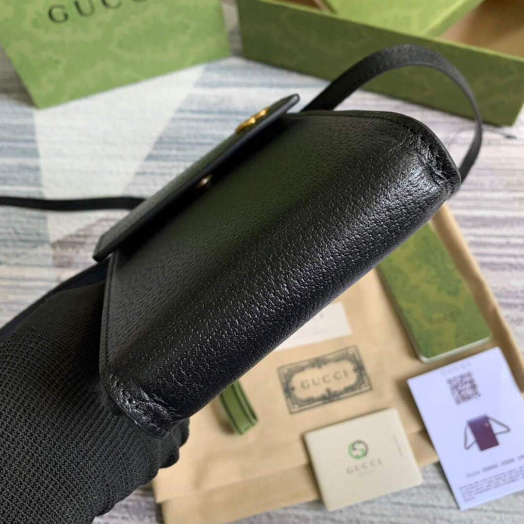 Gucci a€?58563 GG Marmont Mini Bag Black