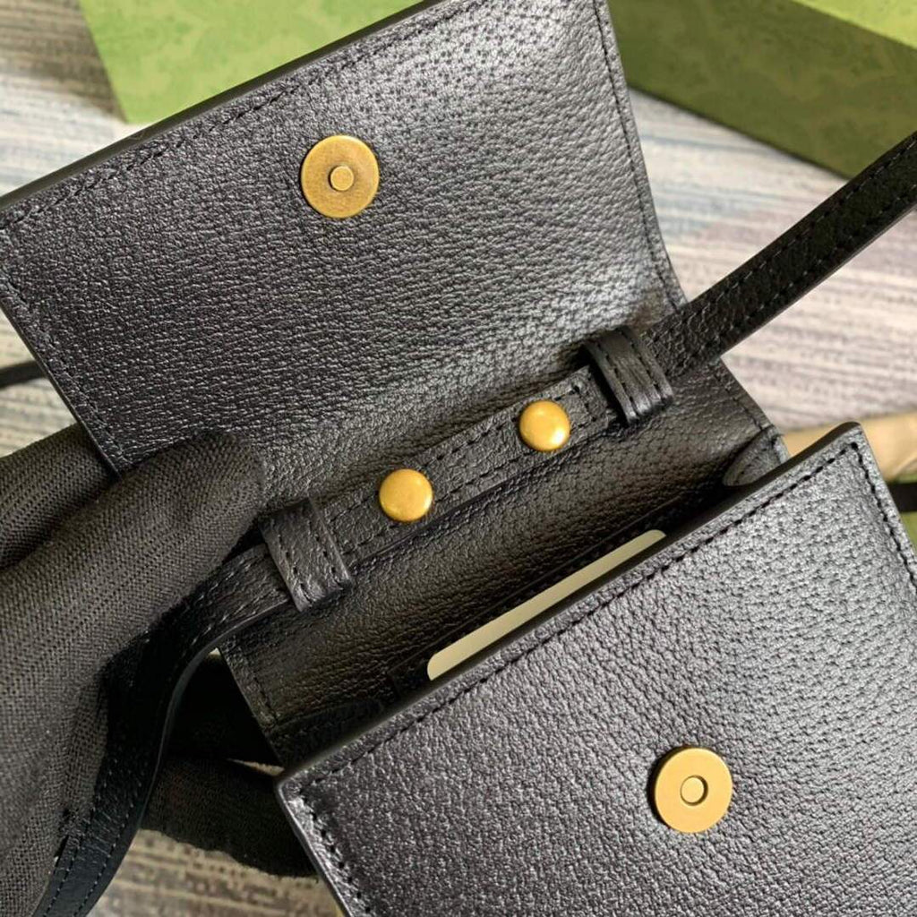 Gucci a€?58563 GG Marmont Mini Bag Black