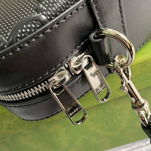 Gucci 658573 Men's GG embossed briefcase Bag Black - Default Title - View 6