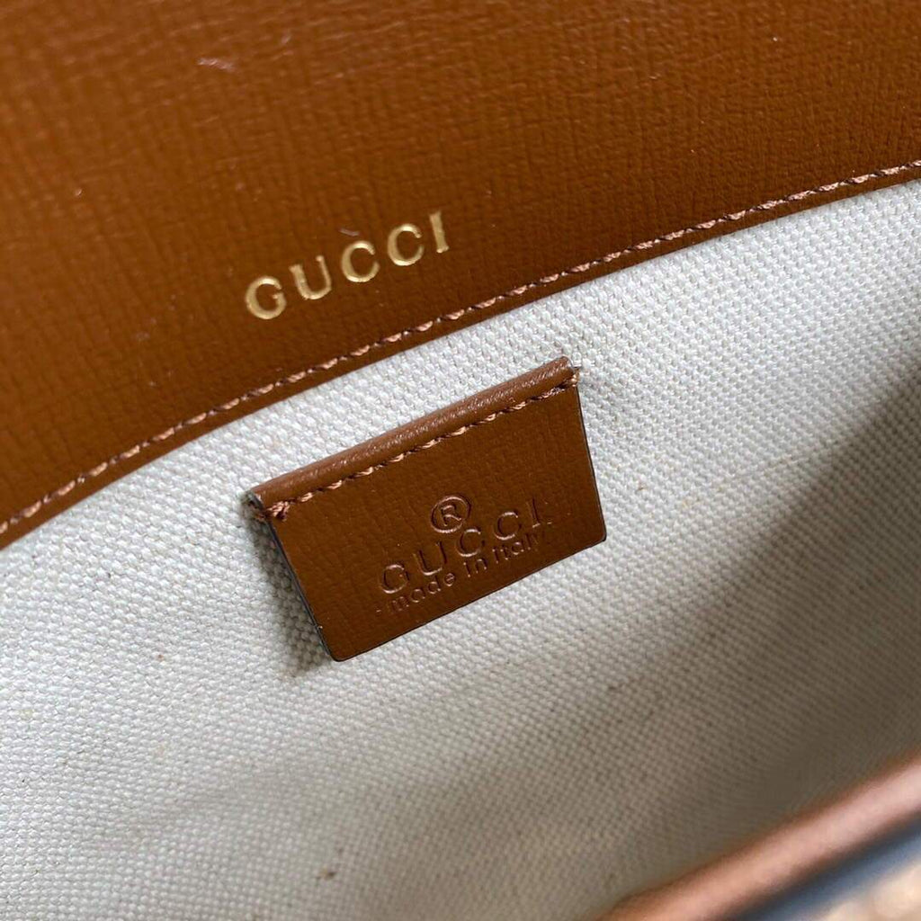 Gucci 658574 Gucci Horsebit 1955 Mini Bag Brown