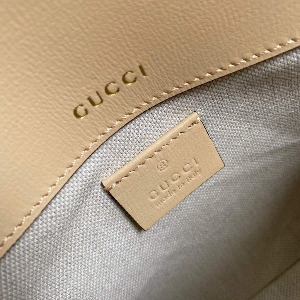Gucci 658574 Gucci Horsebit 1955 Mini Bag Beige