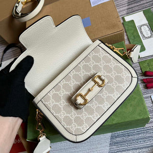 Gucci 658574 Gucci Horsebit 1955 Mini Bag beige leather - Default Title - View 7
