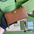 Gucci 658634 Diana Continental Wallet in Brown - Default Title - View 1