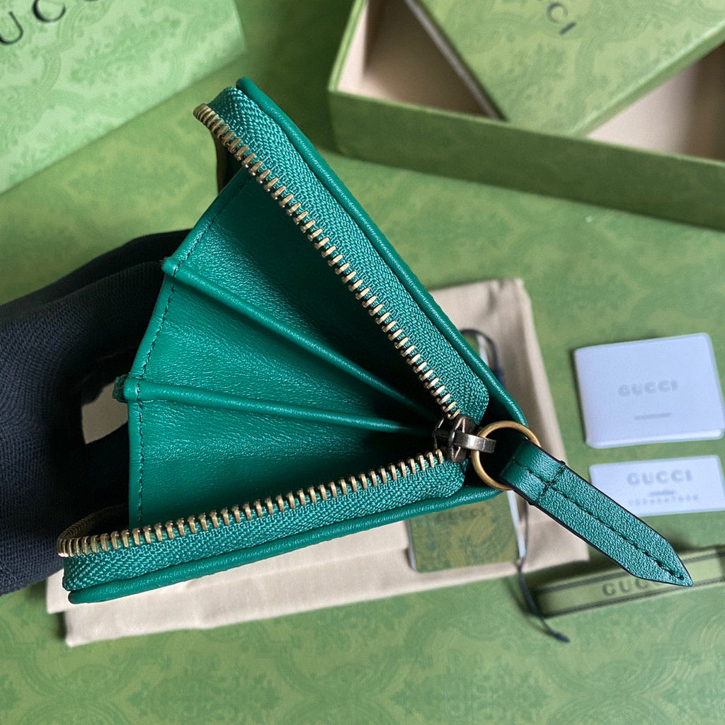 Gucci 658634 Diana Continental Wallet in Green