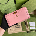 Gucci 658634 Diana Continental Wallet in Pink - Default Title - View 1