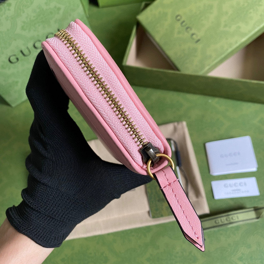 Gucci 658634 Diana Continental Wallet in Pink